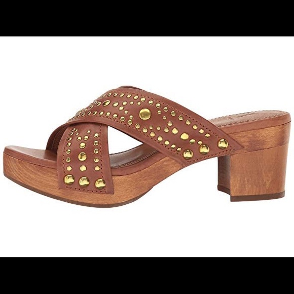 🎈SOLD!🎈 NWOT Frye Fiona Deco Slides - Picture 7 of 8